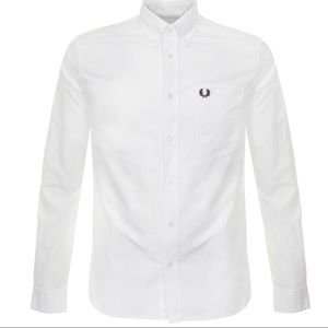 New Authentic Fred Perry white shirt in Large Size